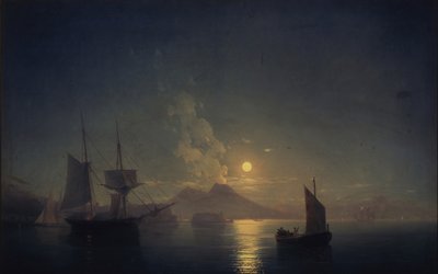 Napoli geceleri, 1850 by Ivan Konstantinovich Aivazovsky
