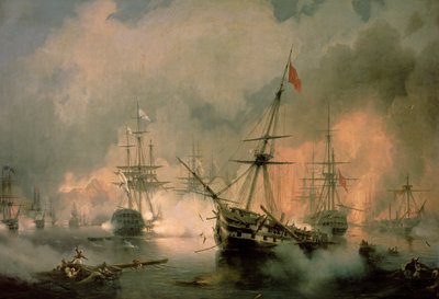 Navarin Savaşı, 20 Ekim 1827 by Ivan Konstantinovich Aivazovsky