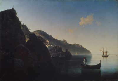 Amalfi yakınlarındaki Sahil, 1841 by Ivan Konstantinovich Aivazovsky