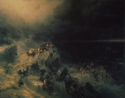 Tufan, 1864 by Ivan Konstantinovich Aivazovsky