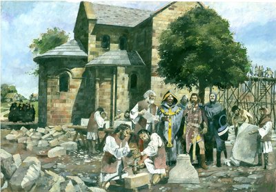 Manastır kilisesinin Canterbury başpiskoposu tarafından William Rufus