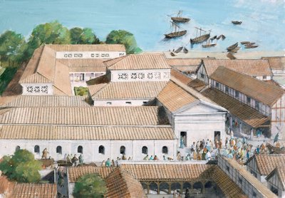 Richborough Roma Kalesi, 3. yüzyıl. 1990-2010 by Ivan Lapper