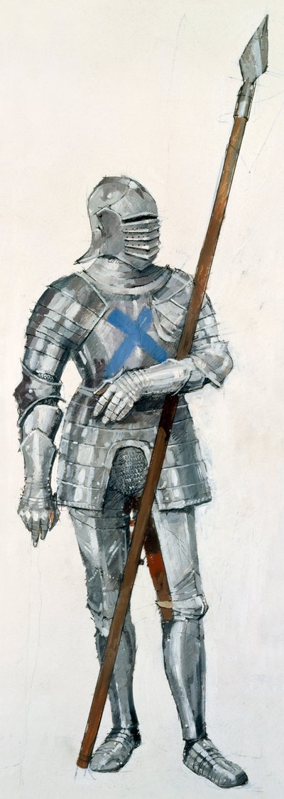 İskoç askeri, Flodden Field Savaşı, 1513, c1990-2010 by Ivan Lapper