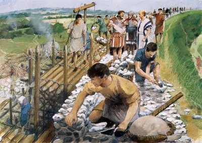 Silchester Roma Şehir Surları, 2. yüzyıl, 1990-2010. by Ivan Lapper
