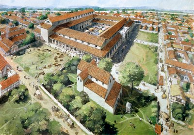 Silchester Roma Şehri, c3. yüzyıl, 1990-2010 by Ivan Lapper