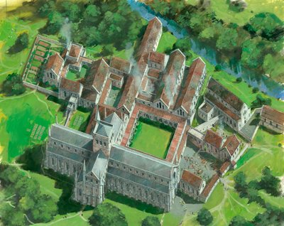 Waverley Manastırı, Farnham, Surrey, c1990-c2005 by Ivan Lapper