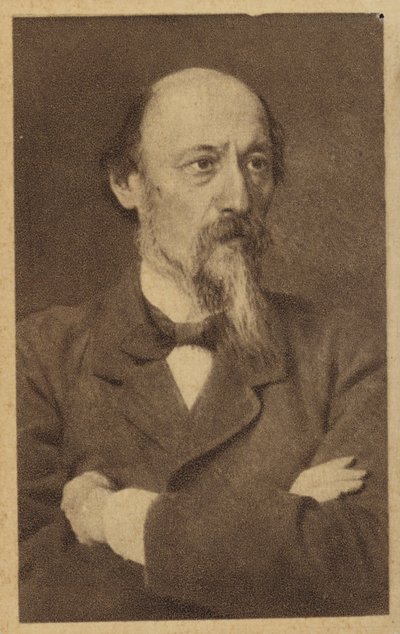 Nikolay Nekrasov, Rus şair by Ivan Nikolaevich Kramskoy