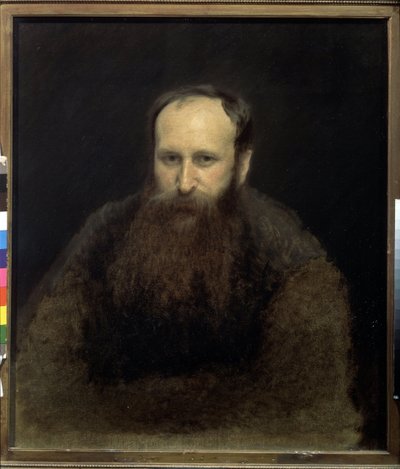 Sanatçının portresi Vasily Vereshchagin (1842-1904) (Sanatçı V.Vershchagin
