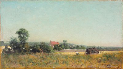 Tarlalarda, Fransa, 1882 by Ivan Pokitonov