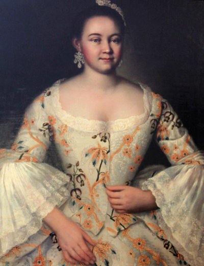 Stepanida Stepanovna Yakovleva, c1757-k1761 by Ivan Vishnyakov