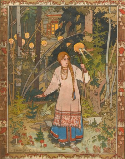 Güzel Vasilisa Güzel Örnek kitabına Güzel Vasilisa, 1900 by Ivan Yakovlevich Bilibin