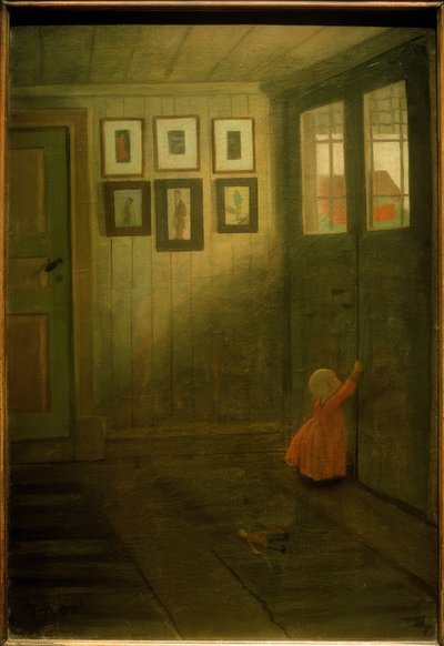 kapıdaki kız by Ivar Axel Henrik Arosenius