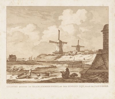 Oturmuş bir ressamla Amsterdam
