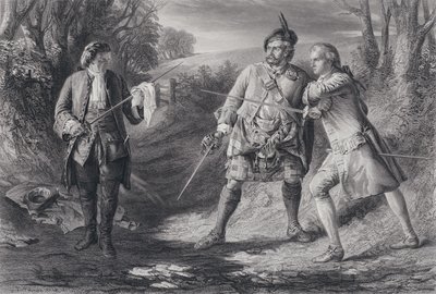 Rob Roy için İllüstrasyon (gravür) by J.B. (after) MacDonald