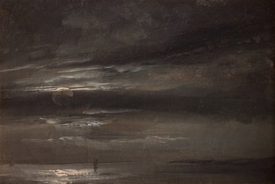 Denizin Üzerinde Ay Işığı by Johan Christian Dahl