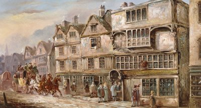 The Cock Tavern, Bishopsgate Caddesi, Londra, by J.C. Maggs