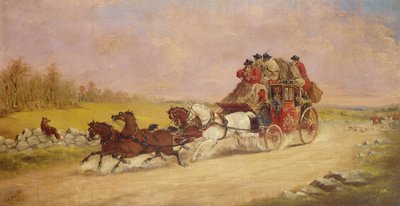 Fox ve Hunt arasındaki Kraliyet Posta Arabası, 1881 by J.C. Maggs