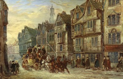 Wych Street, Strand, Londra, Hogarth Günleri by J.C. Maggs
