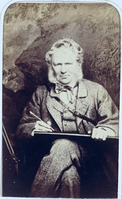 Sir Edwin Landseer'in Portresi (1802-73) (albüm baskısı) by J.C. Watkins