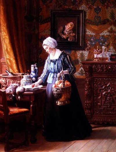 Akşam yemeği için hazırlanıyor by J.D. Stevens