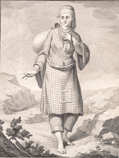 Su getiren bir Arap kadın by J.F. Clemens