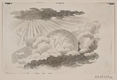 Bulutlar arasında yuvarlanan dünya by J.F. Clemens