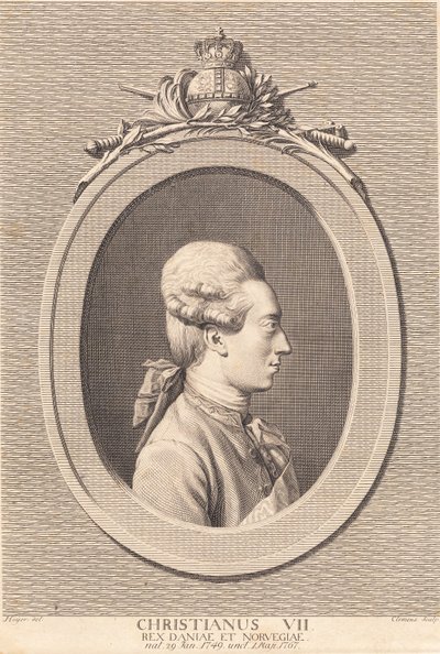 Kong Hıristiyan VII by J.F. Clemens