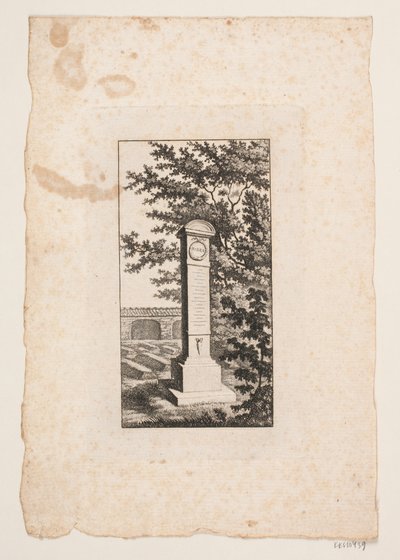 Yazar Hans Vilhelm Riber için anma desteği by J.F. Clemens