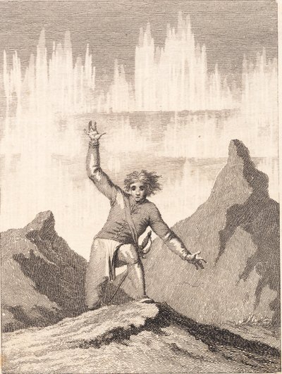 Niels Klim, Norveç kayalıkları arasında yeniden ortaya çıktı by J.F. Clemens