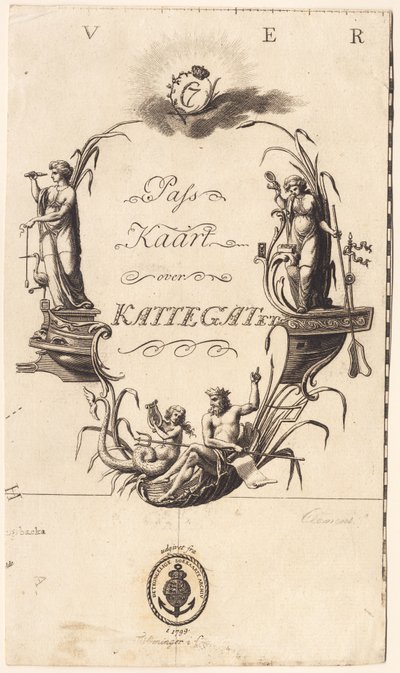 "Kattegat Geçiş Haritası" by J.F. Clemens