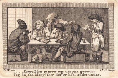 Peder Paars şiiri handa üç geyik üzerinde yargılanıyor by J.F. Clemens