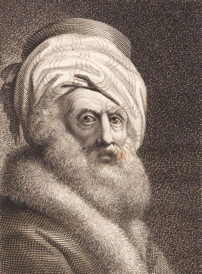 Yaşlı bir adamın portresi. Bilge Nathan by J.F. Clemens