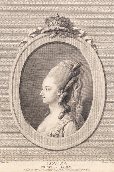 Prenses Louise, Hessenli Carl ile evli by J.F. Clemens
