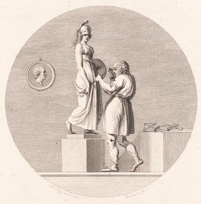 Sergel stüdyosunda çalışıyor by J.F. Clemens
