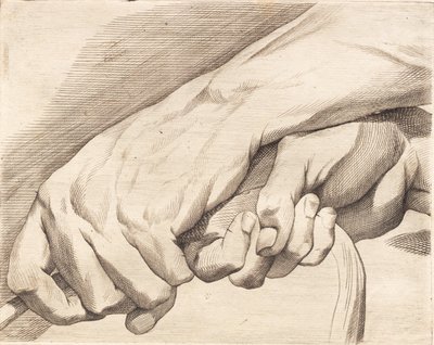 Bir ip tutan iki elin çalışma sayfası by J.F. Clemens