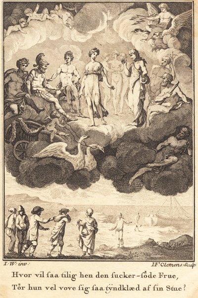 Venüs toplanmış tanrılar arasında by J.F. Clemens
