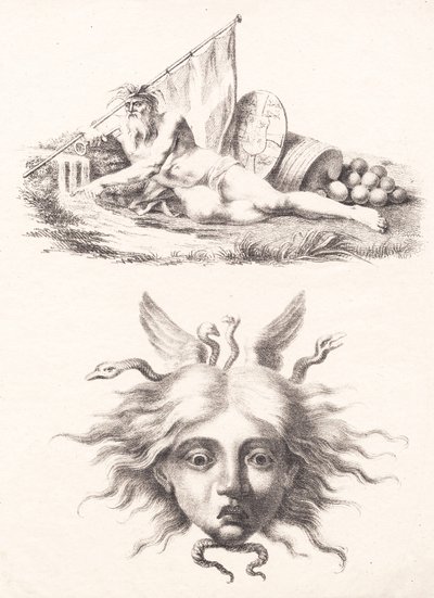 Öresund. Medusa başı by J.F. Clemens