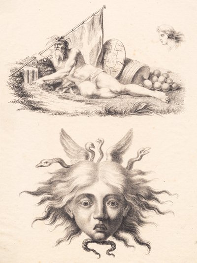 Öresund. Medusa başı by J.F. Clemens
