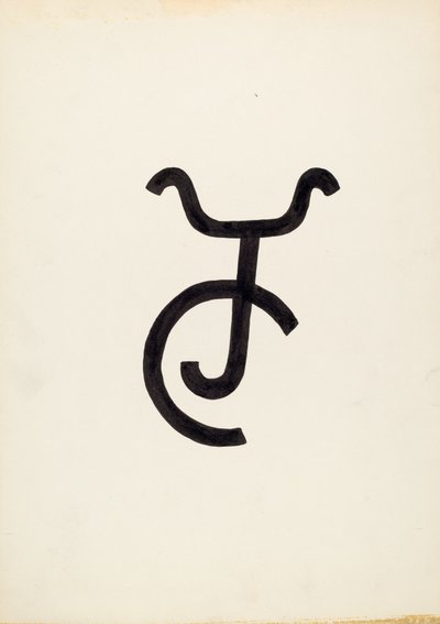 Sığır Markası, c. 1936. by J.Henry Marley
