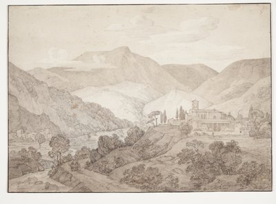 Cappucinerkloster ve Spoleto by J.L. Lund