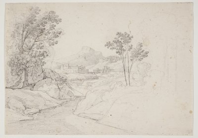 Derelere göre binalarla peyzaj çalışması. İtalya by J.L. Lund