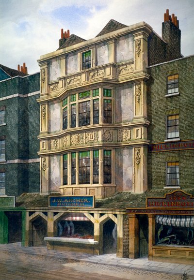 76 Aldgate High Street, Londra, c1860 by JL Stewart