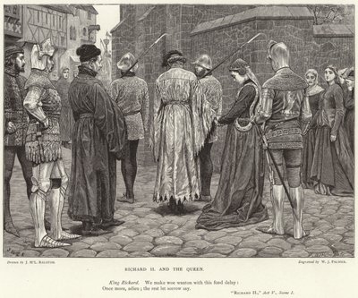 Richard II ve Kraliçe, Richard II, Perde V, Sahne I by J.M.L. Ralston