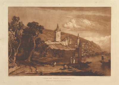 Ville de Thoon, İsviçre Liber Stüdyo Odası, Tüberküloz Kısmı, Plaka 2, 1 Ocak 1917. by Joseph Mallord William Turner