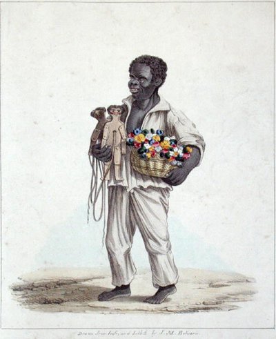 Karnavalda Kukla Satıcısı, Kingston, Jamaika by J.M. Belisario