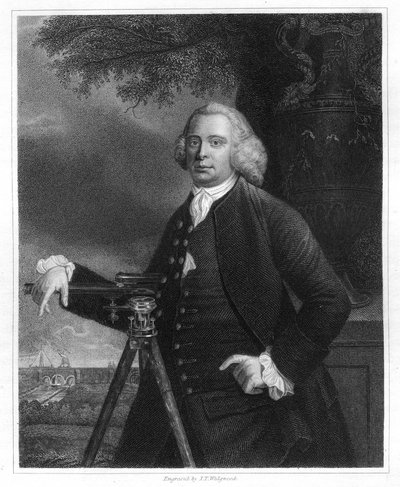 James Brindley, 18. yüzyıl İngiliz inşaat mühendisi ve kanal oluşturucu, 1836 by JT Wedgwood