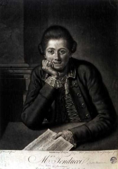 Bay Tenducci, John Finlayson tarafından kazınmış (1730-76) by J. (after) Bruscett