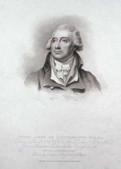 Philip James de Loutherbourg by J. (after) Jackson