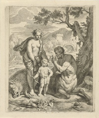 Chiron tarafından öğretilen Aşil Aşil'in hayatından sahneler (dizi başlığı) Vitam et mortem achilli (dizi başlığı) by J. Alexander Janssens