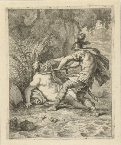 Peleus vangt Thetis Sahneler het leven van Achilles (dizi adı) Aşil